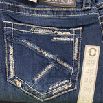 Zig Zag Dark Wash Charme Mid-Rise Easyfit Bootcut Jeans