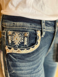 Eleanor Short Leg Grace In LA Easyfit Mid Rise Bootcut Jeans