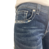 Zig Zag Dark Wash Charme Mid-Rise Easyfit Bootcut Jeans