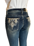 Eleanor Short Leg Grace In LA Easyfit Mid Rise Bootcut Jeans