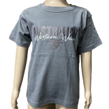 Charcoal/Black AWW Toddler Boys Logo Short Sleeve Shirt NEW