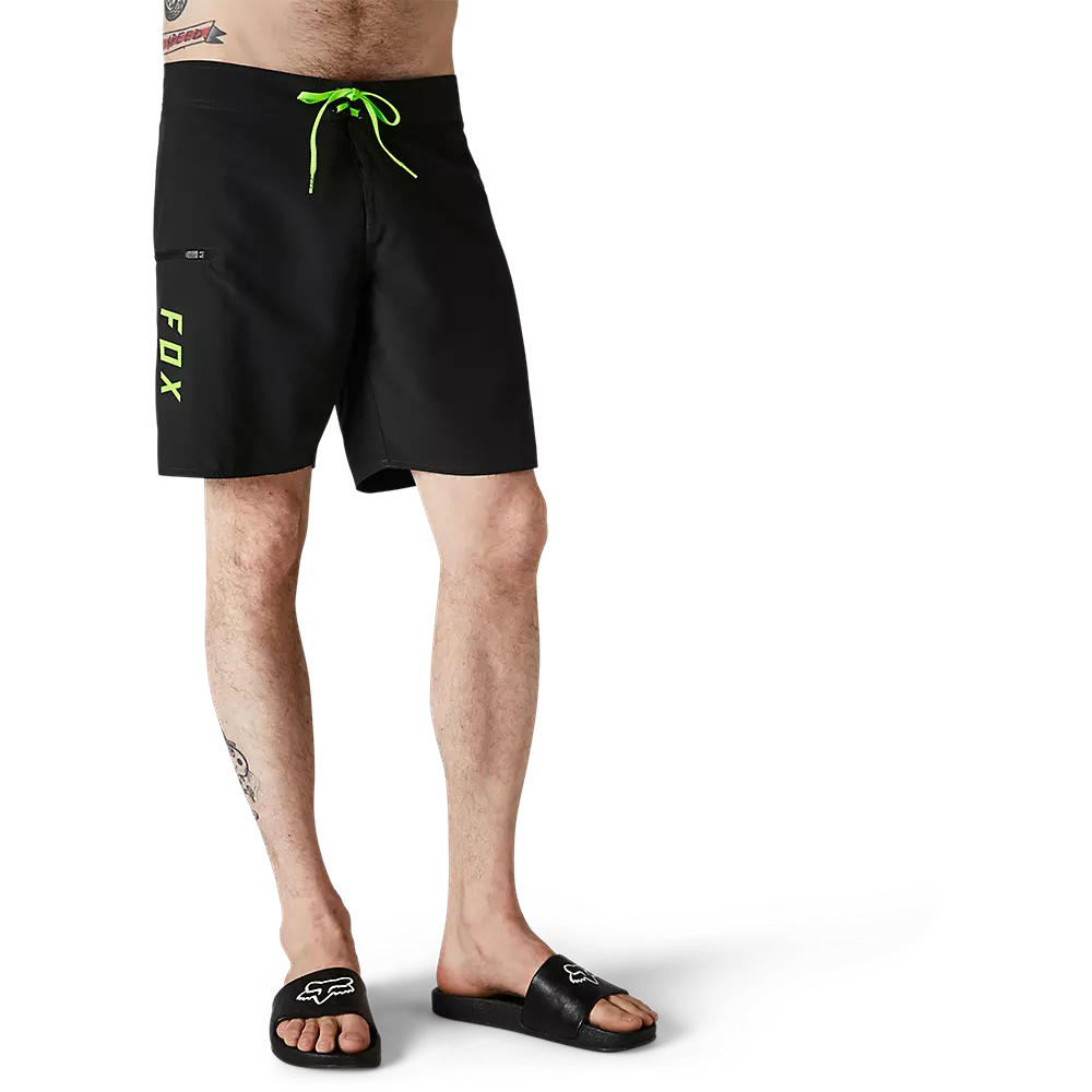 Mens Black Overhead Fox Racing 18 Boardshorts CLEARANCE SALE