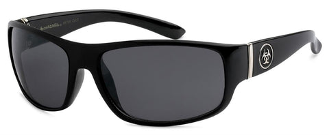 Ladies Gloss Black BioHazard Optics Sunglasses