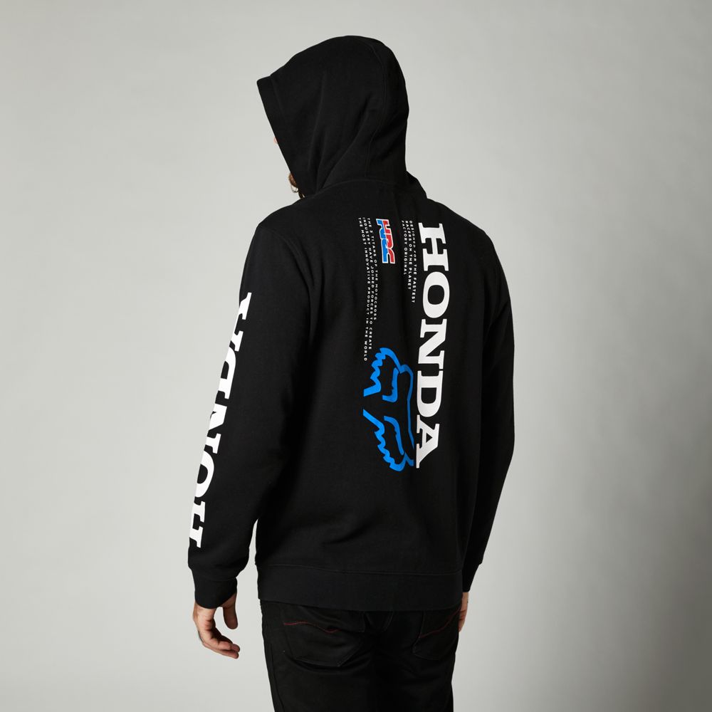 Black 2025 honda hoodie