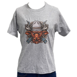 Fierce Bull Teen Boy's Grey AWW SS Graphic Shirt ON SALE
