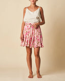 Cottage Floral Cherrylane Crinkle Flair Skirt AU8 & AU10 Left CLEARANCE SALE