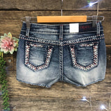 Americana Youth Girls Sequin Shorts Sz7 & 16 Left ON SALE