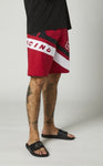 Mens Chilli Red Wrapped Fox Racing 21” Boardshorts CLEARANCE SALE
