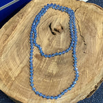 Glass Bead Long Necklace - VARIOUS COLOURS