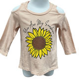 You Are My Sunshine Little Girls Long Sleeve Shirt ON SALE
