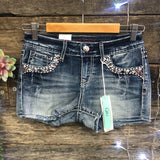 Americana Youth Girls Sequin Shorts Sz7 & 16 Left ON SALE