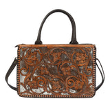Sicily Large Cowhide Tooled Leather Bag