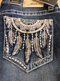 Feather Dreams Grace In LA Easyfit Mid Rise Bootcut Jeans