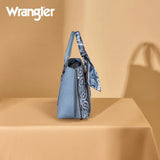 Wrangler Paisley Braided Bandana Tote Bag Jean