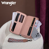 Wrangler Pink Southwestern Pattern Wallet