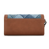Wrangler Woven Denim Tri Fold Wallet