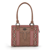 Montana West Pink Cut Out Collection Tote Handbag