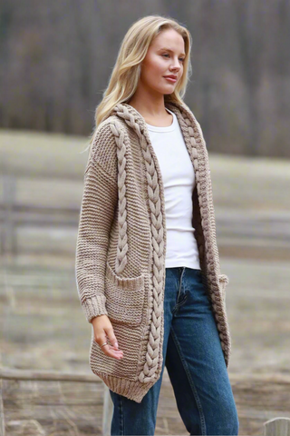 Amberlyn Winter Knit Cardigan