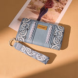Wrangler Jean Braided Paisley Bandana Wallet