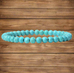 Turquoise Stone Stretch Bracelet