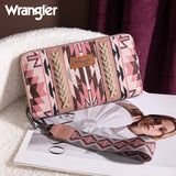 Wrangler Pink Southwestern Pattern Wallet