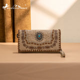 Montana West Tan Concho Collection Wallet