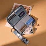 Wrangler Jean Braided Paisley Bandana Wallet
