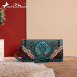 Montana West Turquoise Squash Blossom Wallet
