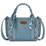 Wrangler Paisley Braided Bandana Tote Bag Jean