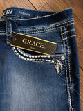 Feather Dreams Grace In LA Easyfit Mid Rise Bootcut Jeans