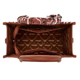 Wrangler Brown Paisley Braided Bandana Tote Bag