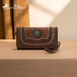 Montana West Brown Concho Collection Wallet