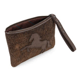 Montana West Horse HOH Leather Clutch Wallet