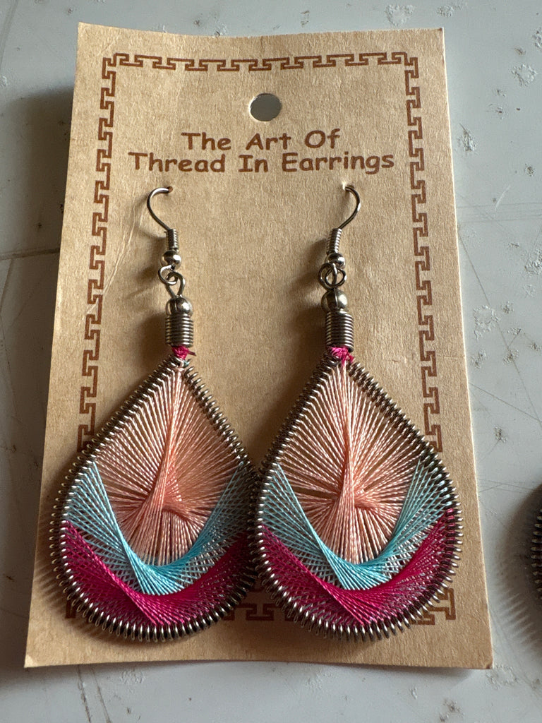 Thread Aret Thread Art Earrings – Dusty Diamonds Australia
