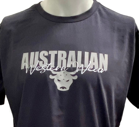 Charcoal/Grey Men's AWW Logo Short Sleeve Shirt ON SALE