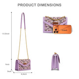 Wrangler Floral Print Chain Crossbody Handbag