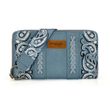 Wrangler Jean Braided Paisley Bandana Wallet