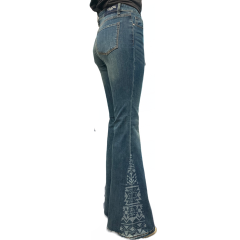 Dixie High-Waisted Grace In LA Flare Jeans NEW