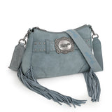 Wrangler Jean Fringe Buckle Collection Crossbody Bag
