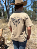 Dusty Diamonds Dark Beige Logo Shirt