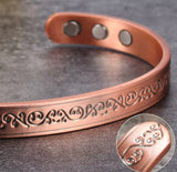 Scroll Slim Copper Cuff