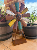 Rustic Metal Windmill