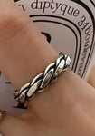 Twisted 925 Sterling Silver Ring
