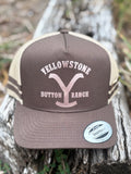 Yellowstone Dutton Ranch Rose Gold Trucker Cap