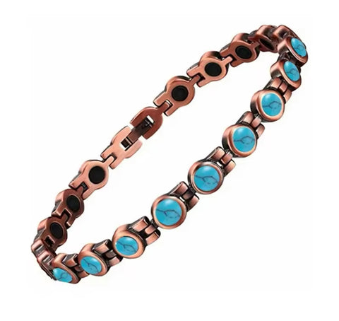 Turquiose Copper Plated Bracelet