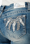 Isabel Feather Grace In LA Plus Size Jeans
