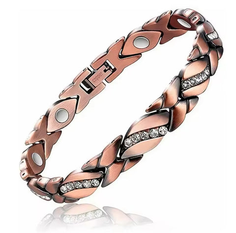 Rhinestone Copper Plated Bracelet