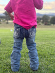 Desert Child Little Girls Grace In LA Tinnies Bootcut Jeans NEW