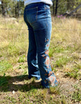 Tallulah Aztec Grace In LA High Waisted Flare Jeans