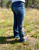 Tallulah Aztec Grace In LA High Waisted Flare Jeans
